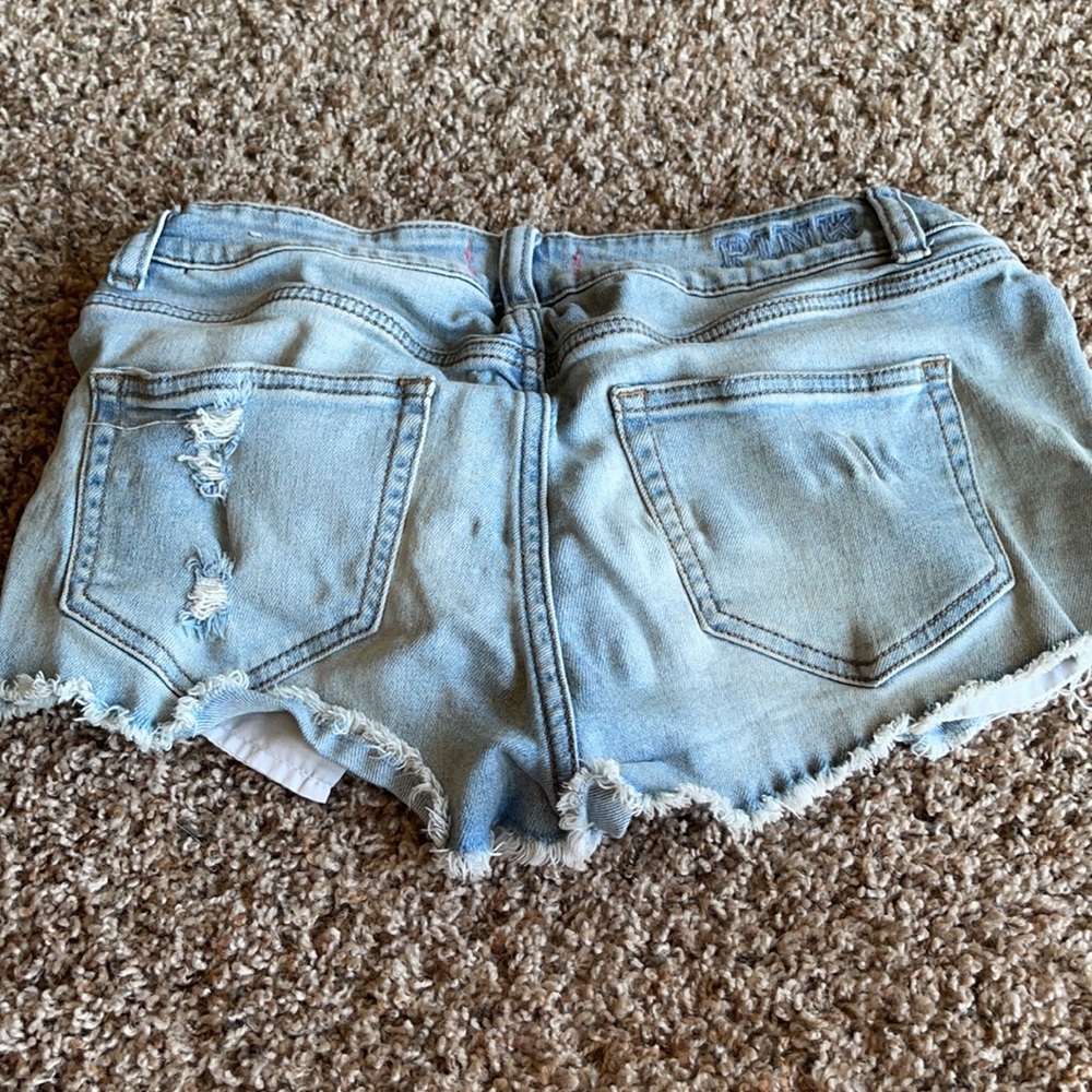 Victoria Secret Pink Ripped Shorts - Picture 2 of 3